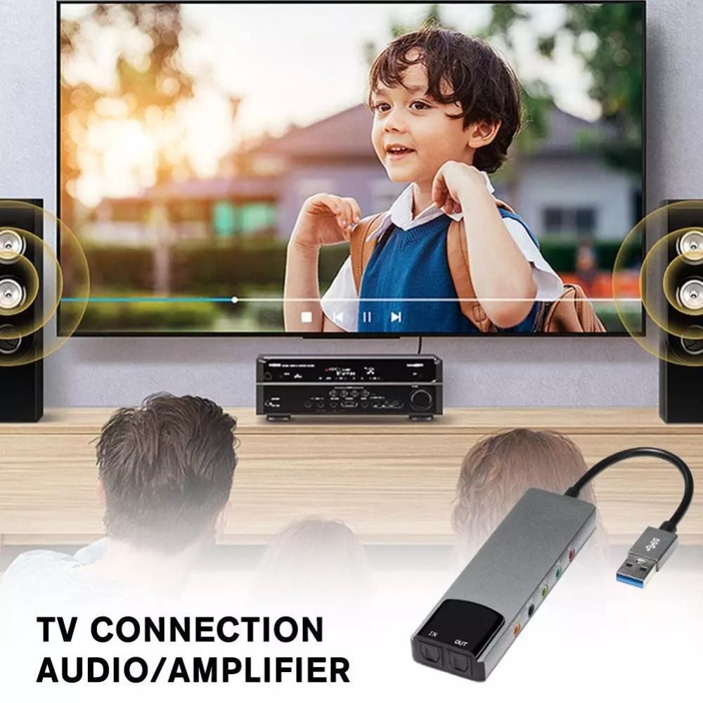 New USB Sound Card 7.1 5.1 Cha - огляд і ціна Gaming Console Pc
