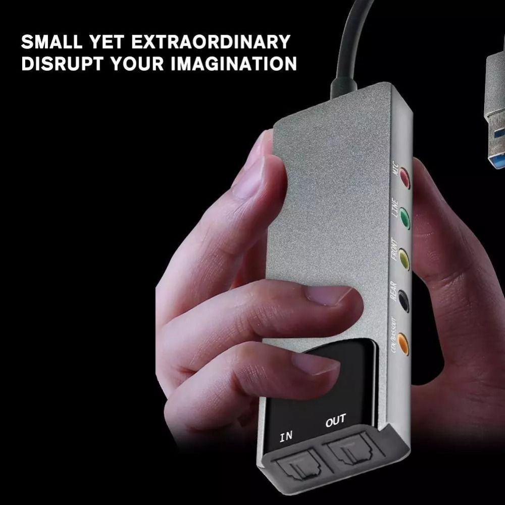 New USB Sound Card 7.1 5.1 Cha - огляд і ціна Gaming Console Pc