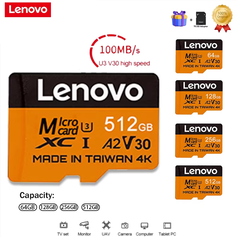Lenovo Secure 512GB SD Cards M - огляд і ціна Gaming Console Phone