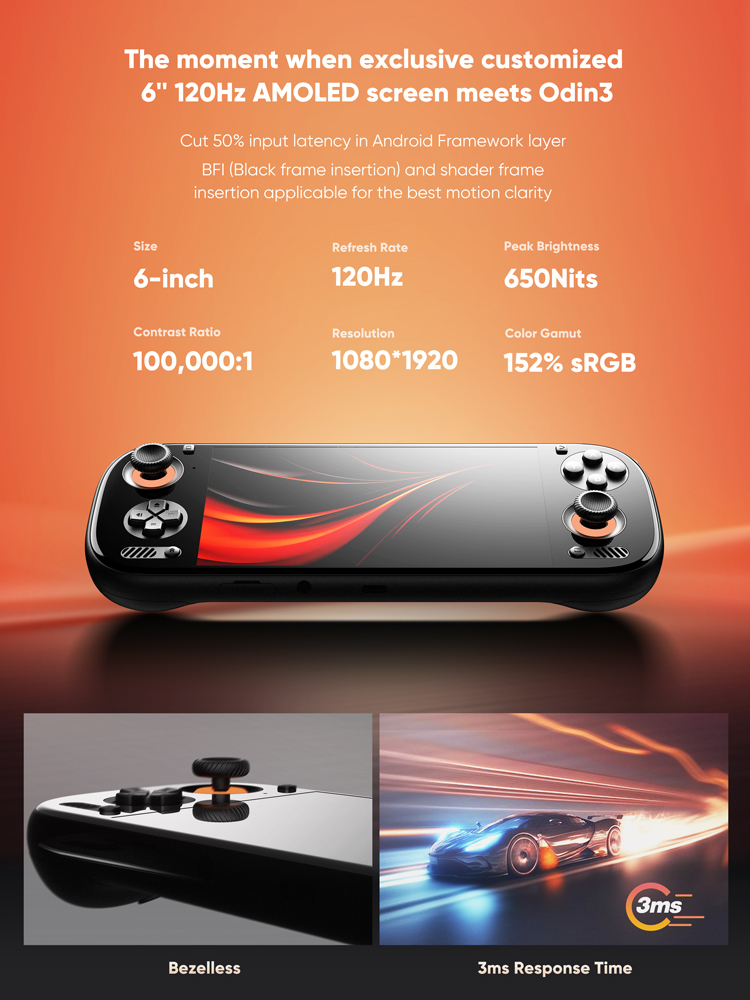 AYN Odin 3 Android Handheld 6' - огляд і ціна Zotac Gaming Console